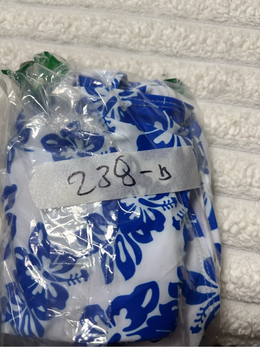 Blue Floral Halter Tankini Bikini Set - Women Swim. NWOT